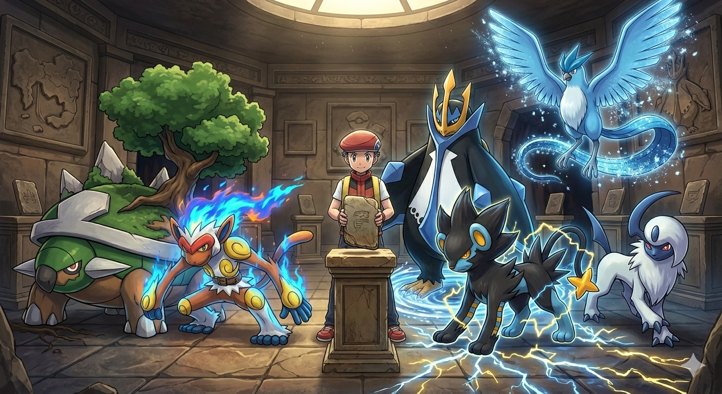 BDSP Starter Trio Team