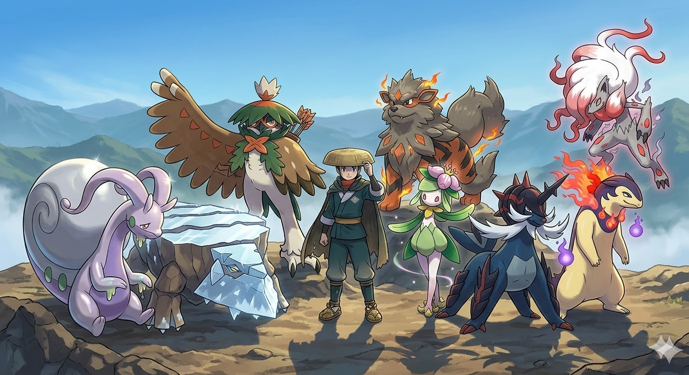 Pokémon Legends: Arceus Roster